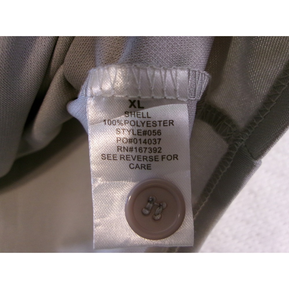 Lime Tree Mens XL Baseball Jersey Grey Los Angeles Script Button Up Athletic - Picture 3 of 6